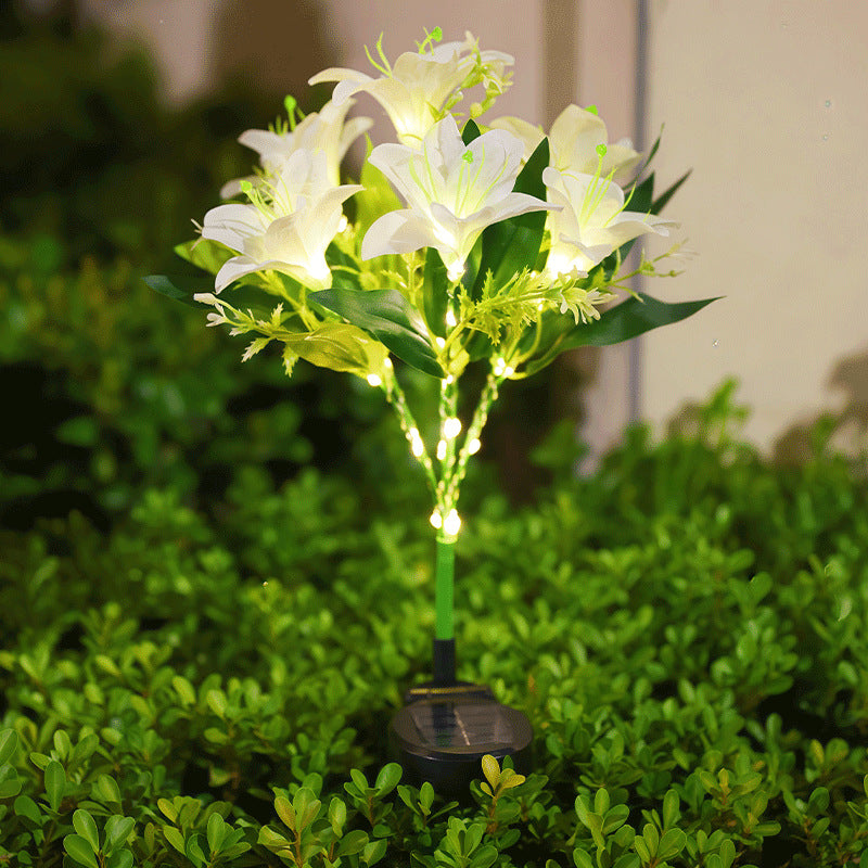 🔥Last Day 70% OFF-LED Solar Flower Lights Rhododendron Outdoor Simulated Flower Lamp
