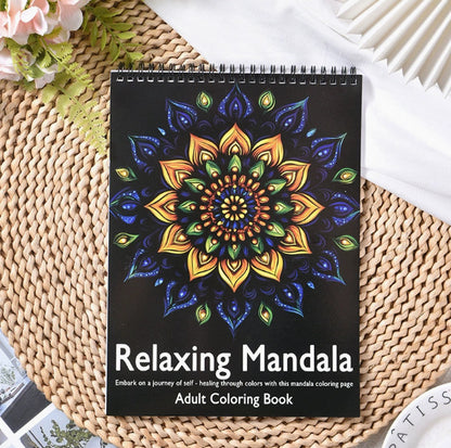 🖍️🎨Adult Coloring Stress Relief Books (Hardcover)