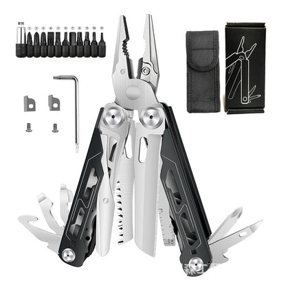 🔥LAST DAY 50% OFF🚀16-in-1 Multitool with Large Scissors | Compact Outdoor Tool for Camping & Repairs