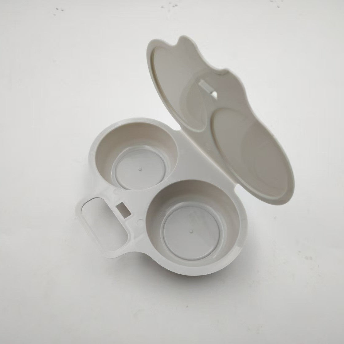 🥚 Perfect Poached Eggs in 2 Mins – No Oil, No Explosion. Microwave Egg Cooker with Splash-Proof Lid.