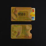 Gold Plaid RFID Sleeve