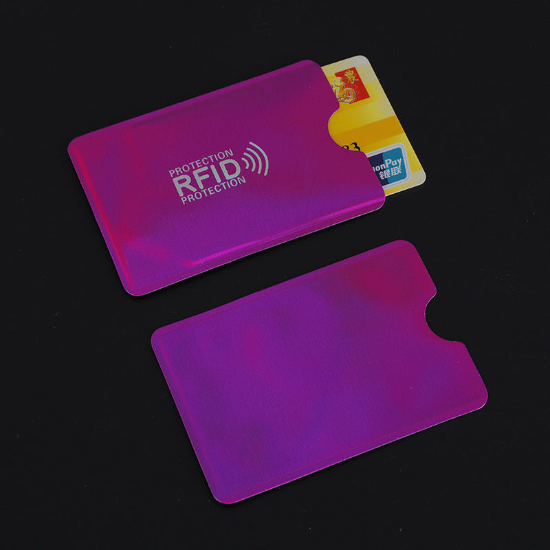💳 19 Colors RFID Anti-Theft Card Sleeves, 8 Pieces Per Pack