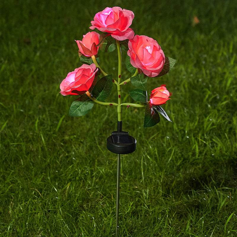 🔥Last Day 70% OFF-LED Solar Flower Lights Rhododendron Outdoor Simulated Flower Lamp