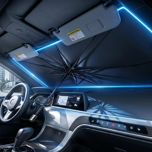 ☀️Portable Car Windshield Sun Shade Umbrella