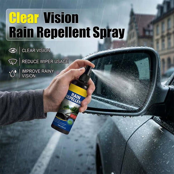 Crystal Clear Windshield Rain Repellent Spray