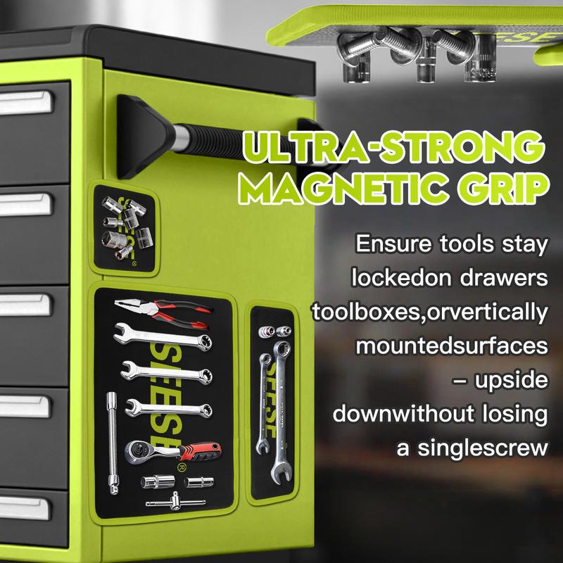 3PC Flexible Magnetic Tool Mat / Magnetic Work Bench Pad
