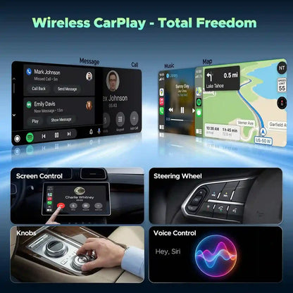 3-in-1 Wireless CarPlay Adapter -Stream In-Car Entertainment Anywhere