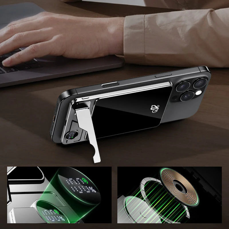 🔋✨Professional Magnetic Charger for Travelers & Professionals 🧲| 15W Wireless