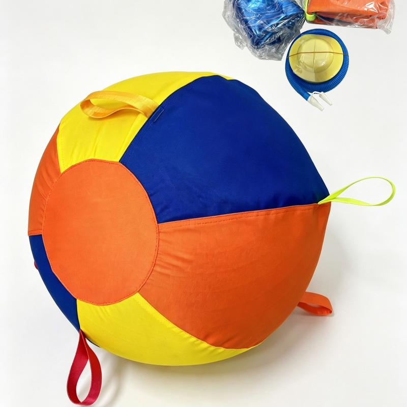 Durable Inflatable Fabric Dog Play Ball，3 Sizes Available