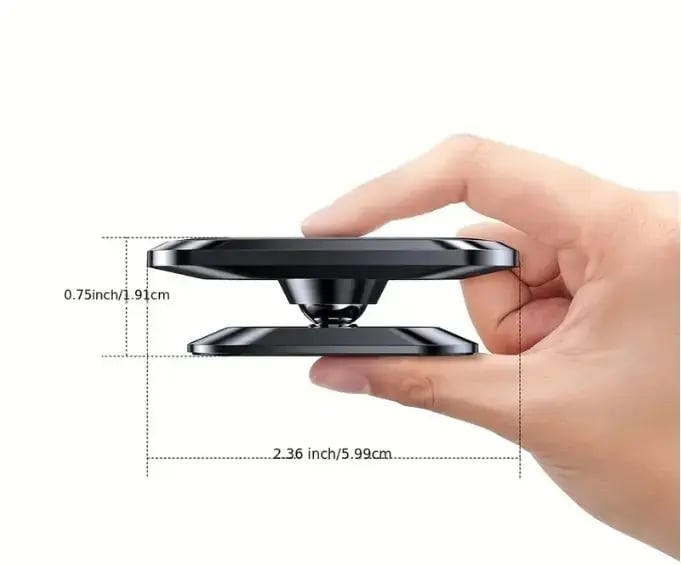 2/3PCS Universal Suction Cup 360 Rotation Navigation Car Magnetic Phone Holder