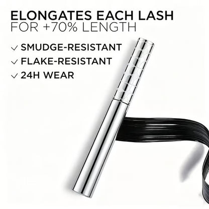 Metal Wand Tubing Mascara – Long-Wearing Tubing Formula for Stunning Length & 24H Smudge-Proof Curl ✨👁️🖤