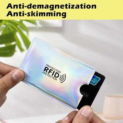 💳 19 Colors RFID Anti-Theft Card Sleeves, 8 Pieces Per Pack