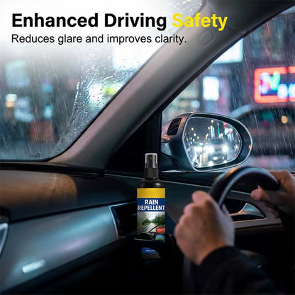 Crystal Clear Windshield Rain Repellent Spray