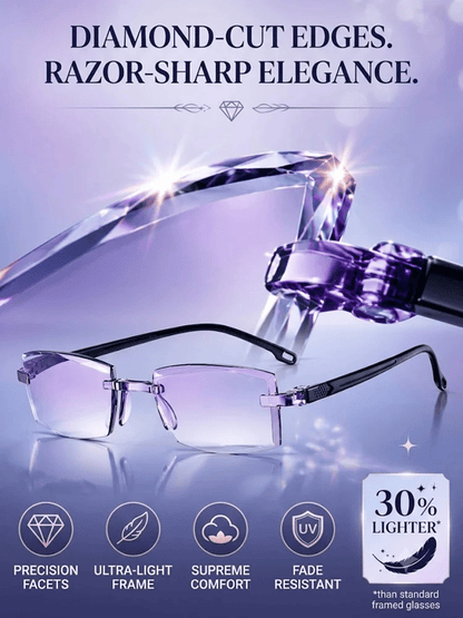 [Regain Your Youthful Vision] 🔥Smart Zoom Diamond-Cut Reading Glasses