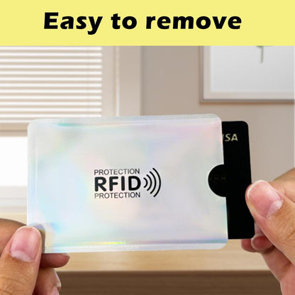 💳 19 Colors RFID Anti-Theft Card Sleeves, 8 Pieces Per Pack
