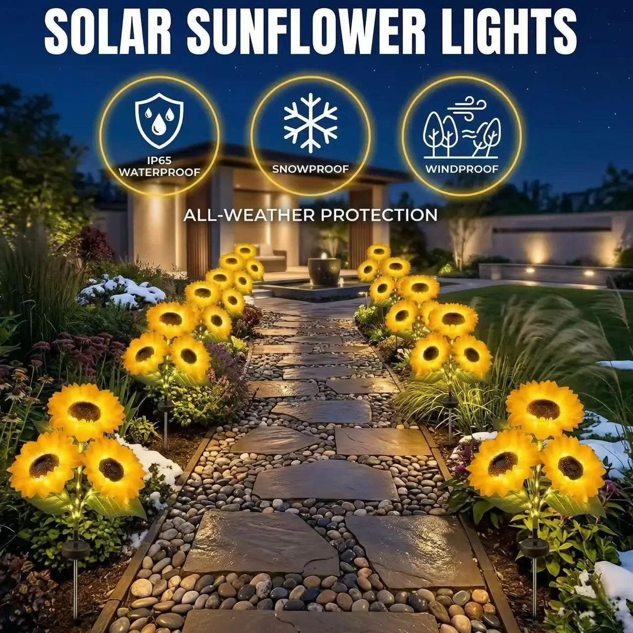 Summer Specials 🌻Solar Powered Sunflower Lights Outdoor