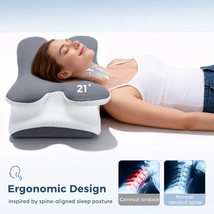 😴Last Day 49% OFF🔥Cervical Neck Pain Memory Foam Pillow