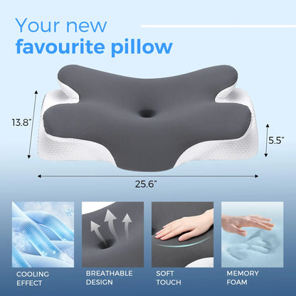 😴Last Day 49% OFF🔥Cervical Neck Pain Memory Foam Pillow