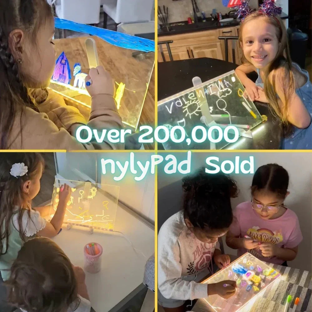 ✨LAST WEEK SPECIAL PRICE: $29.99!!⏳🎨Luminous Led Drawing Board For Children