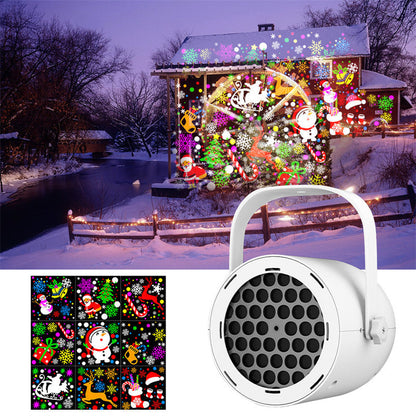 🔥Best Christmas Gift-Up to 48% OFF🎅16-Pattern USB Christmas Projector Light✨