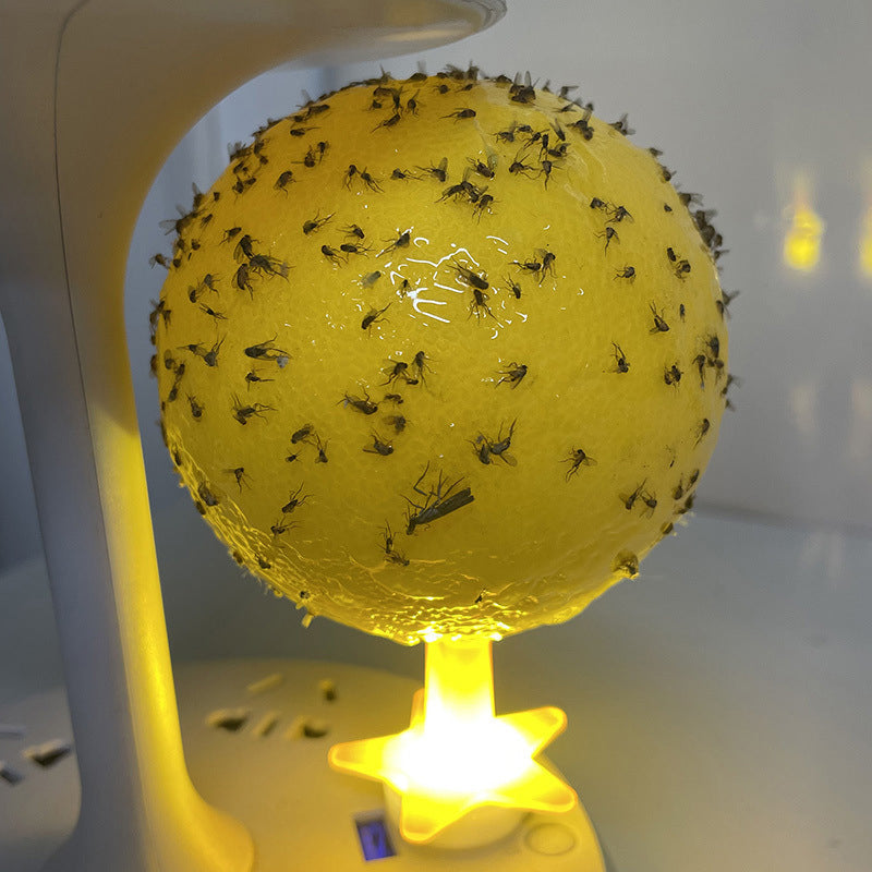 🍎 Sticky Fruit Fly Trap Ball with Optional USB LED Light 🪰